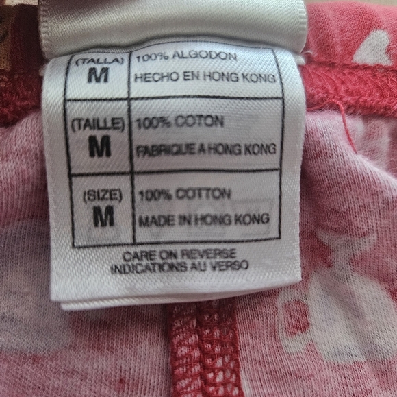 Disney Store Women's Winnie the Pooh Cotton 2pc PJ Set M Cozy Holiday VTG - Picture 12 of 12